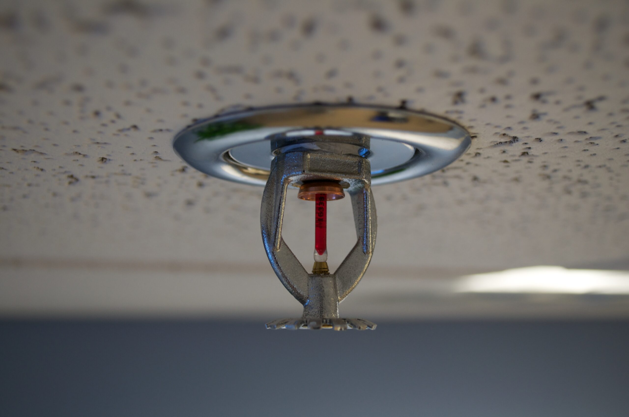 Ceiling-mounted fire sprinkler